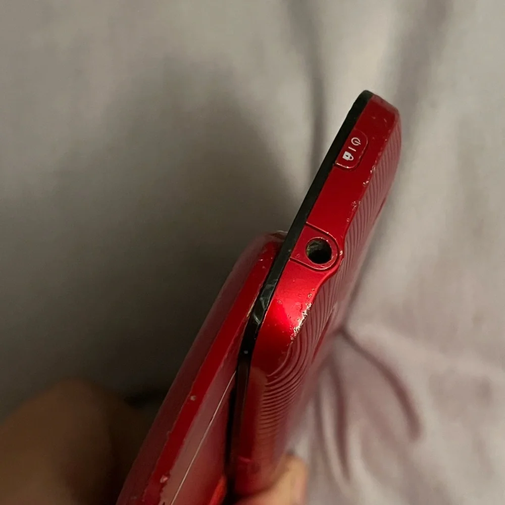 LG Red and Black Slide-Out Phone